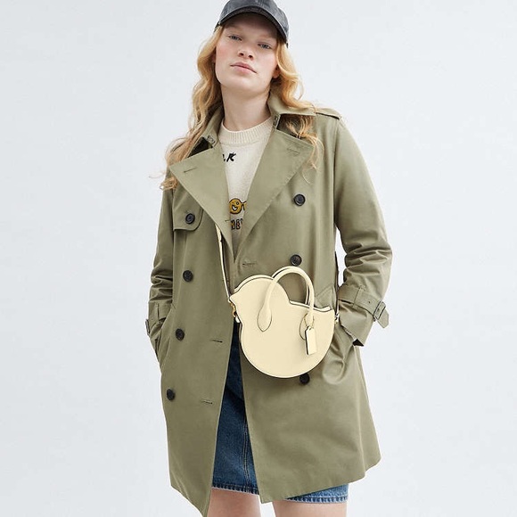 Coach Glovetanned Leather Top Handle Crossbody Bag Chick Chicken CAM58 Moonlight - Picture 3 of 16